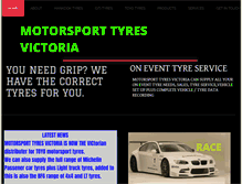 Tablet Screenshot of motorsport-tyres-victoria.com